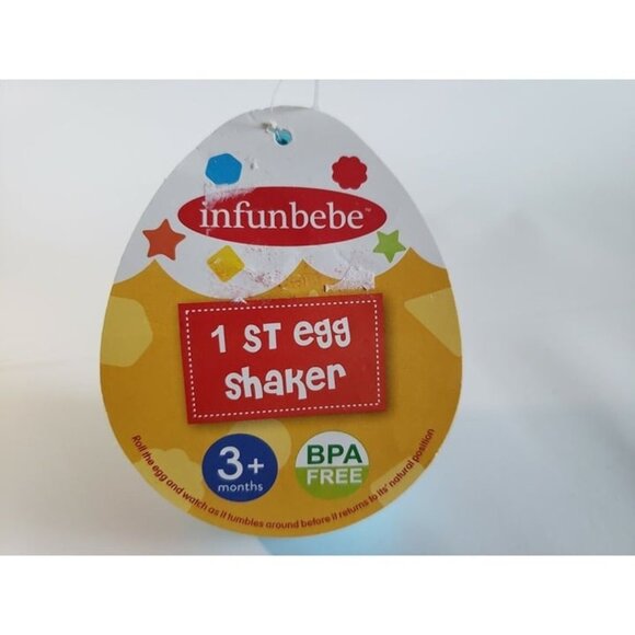 Infunbebe 1st Egg Shaker Toy For Babies Shaker Toys For Kids - Picture 11 of 11